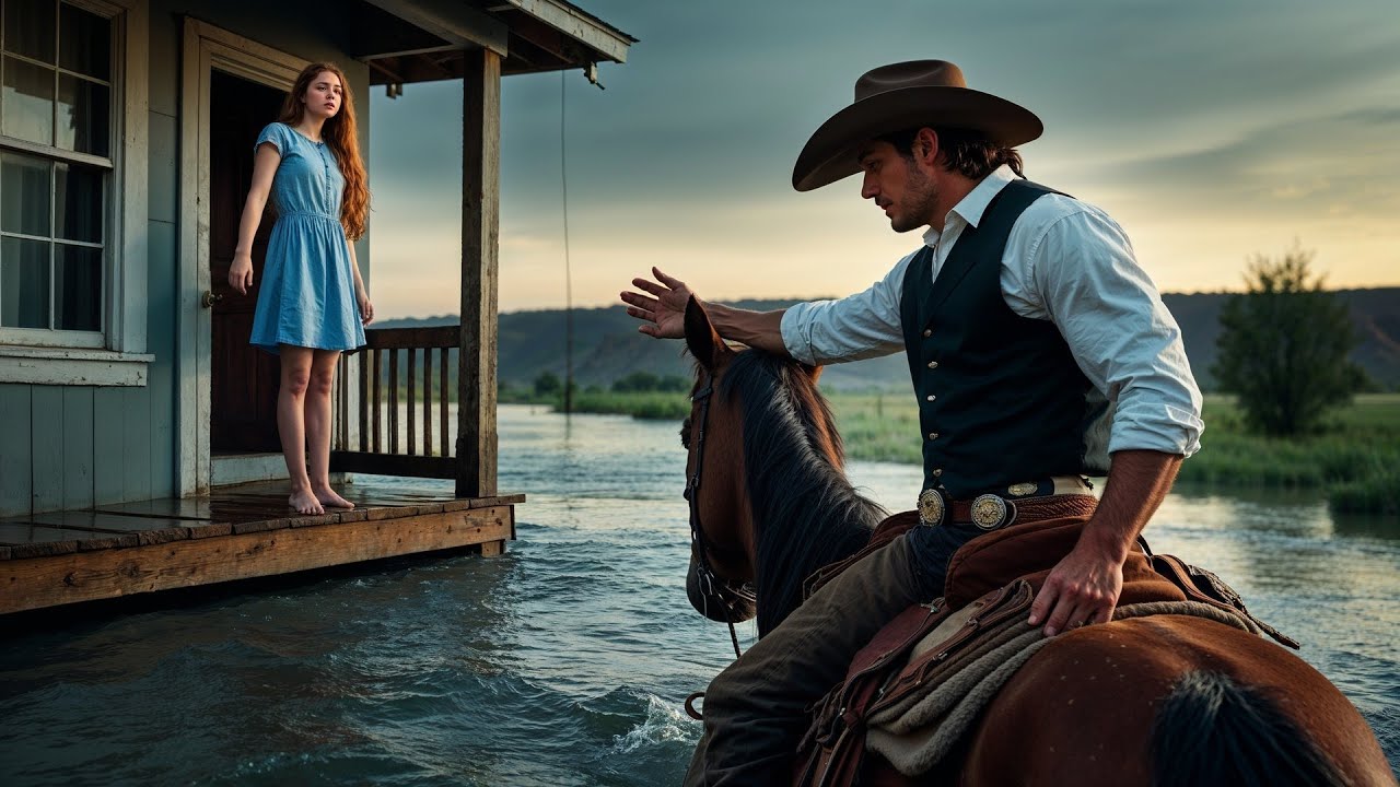 Left Behind as Her Family Fled, A Cowboy Rode Back Alone and Brought Her to Higher Ground