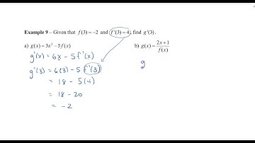 Calculus - Sec 2.3 Differentiation Formulas Part 2