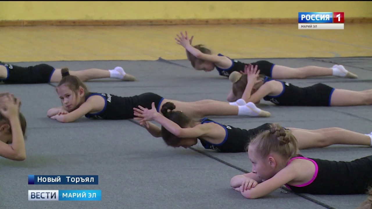 В поселке Марий Эл работает секция художественной гимнастики - YouTube