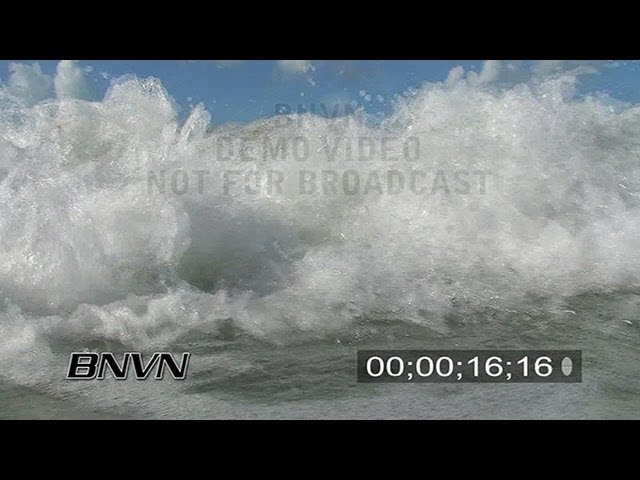 9/21/2007 High Surf In Water B-Roll of waves crashing into the camera