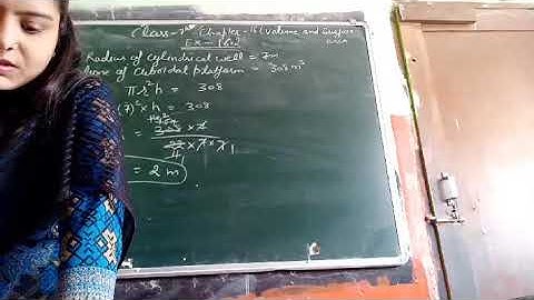 Class 8th CBSE chapter 16 ( volume and surface area) Ex 16.2 Q1 to Q8) math solutions