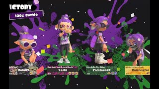 Splatoon 3 Sniping Compilation - Z+F Journey to 5 Star