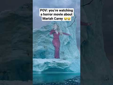 If Mariah Carey defrosting every Christmas was a horror movie #shorts #funny #comedy