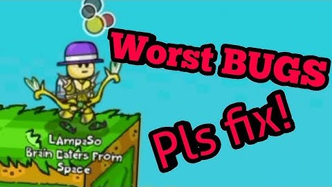 BUGS IN HELMET HEROES