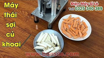 Máy, dụng cụ cắt sợi - thái sợi- xắt sợi khoai lang, khoai môn, khoai tây, củ cải, cà rốt, dưa chuột