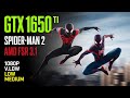 Marvel’s Spider Man 2 Test in GTX 1650 Ti Laptop - 1080p | AMD FSR 3.1 Smooth FPS
