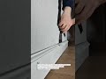 Clean Wallpaper Cut Along Baseboard #Wallpaper #Renovation #Tools