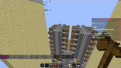 OneShotMc | Cannoning | Horizontal Stacker, Possibly Cannon an entire Sand Wall?