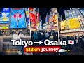 Tokyo ඉදන් Osaka වලට ගිය ගමන 🇯🇵|| 512km 😳|| Osaka වල ජනප්රියම තැන් බලන්න ගියා..🥰