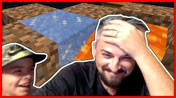 MINECRAFT SKYBLOCK FAIL WITH DAD