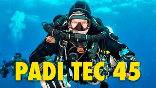 [REVIEW] Nuevo Curso PADI TEC 45