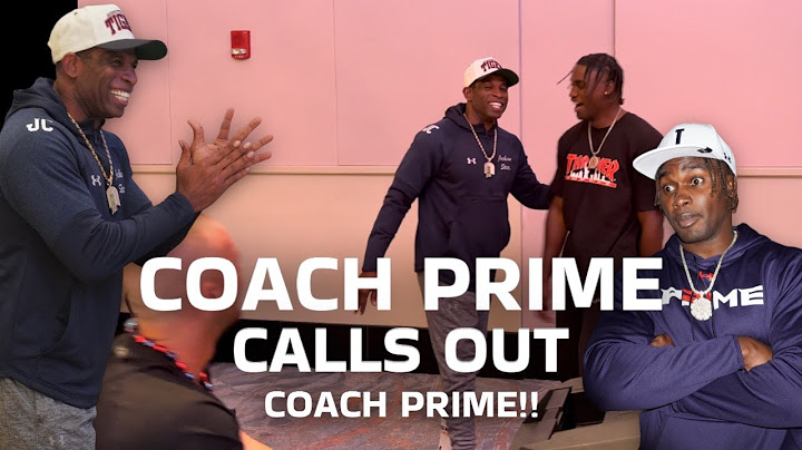 When Coach Prime calls out Coach Prime!🤣(THADDBOII meets Coach Prime!) #deionsanders #thaddboii
