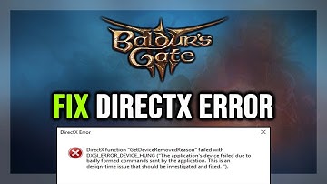 How to FIX Baldur