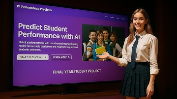 Student Performance Prediction Web App Using Machine Learning | Python, Flask, TensorFlow Project