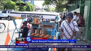 Becak Menjadi Perpustakaan Keliling  - NET5