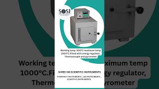 Rectangular Muffle Furnace 🔥 | 1000°C Lab Furnace | Shree Om Scientific Instruments