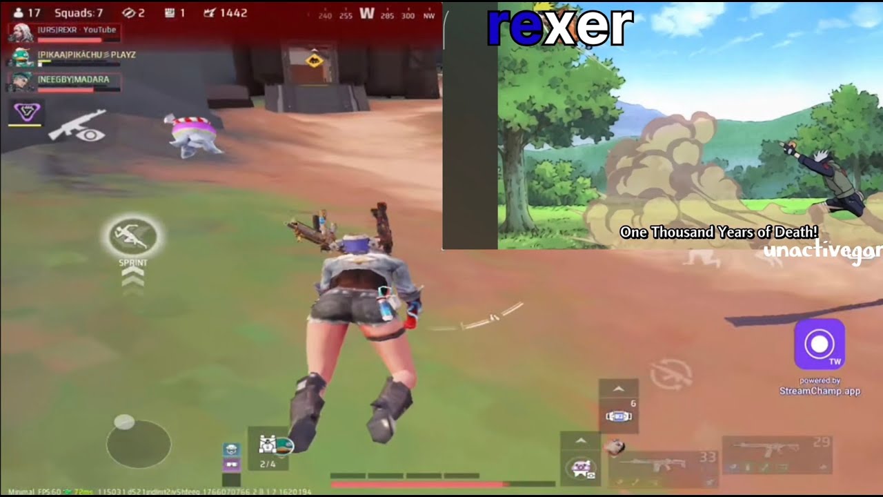 Streamer vs unactivegamer in mythic lobby farlight84  | unactivegamer 