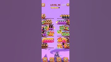 BIRD SORT 2 COLOR PUZZLE GAME🐦    LEVEL 93