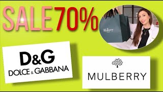 ЛЮКС НА СКИДКАХ 70% : DOLCE&amp;GABBANA, MULBERRY / ЧТО Я КУПИЛА? - Видео от Stylemebetter