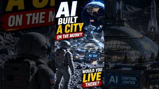 What If AI Built an American City on the Moon? 🌕🤖 #Shorts