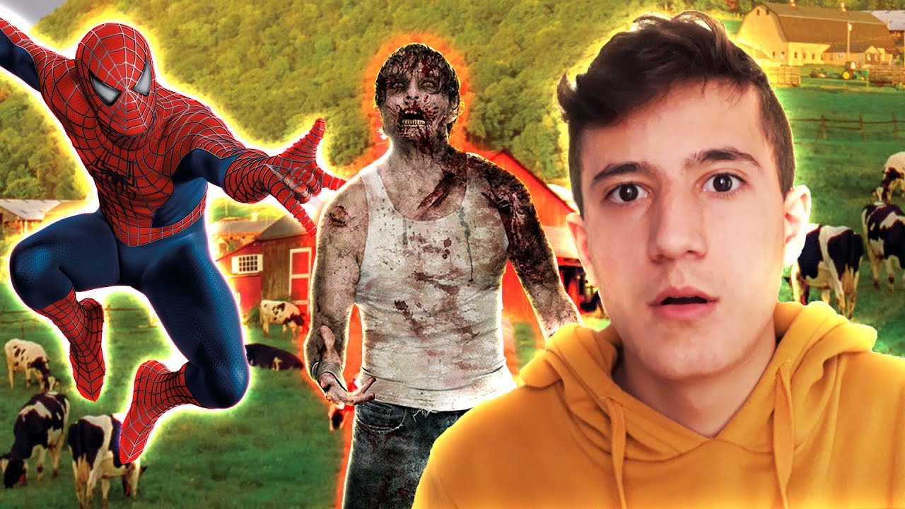 SPİDERMAN ÖRÜMCEK ADAM KÖYLÜLERİ ZOMBİLERDEN KURTARIYOR !! - YouTube