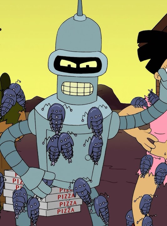 They'd fight a bear before eating pineapple pizza 🐻🍕 #cartoon #futurama #animation #funny #movie