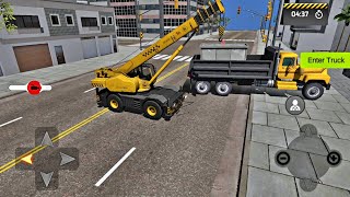 Excavator, Crane Simulation -  Construction Vehicle Simulator - Best Android Gameplay screenshot 5