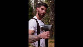 It's not even an axe 😬 #wood #woodsplitting #axereview