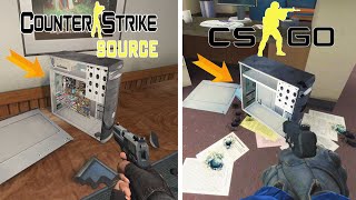 CSS vs CSGO | Details And Physics Comparison