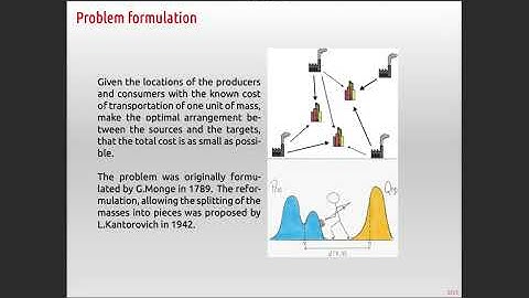 Optimal transport problem