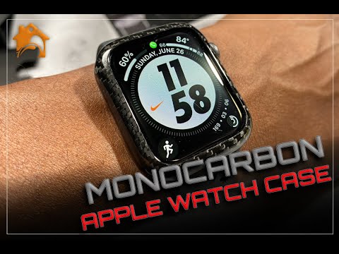 MONOCARBON Quality carbonfiber cover for your Apple Watch!