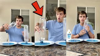Easy Candle & Bottle MAGIC! 😱 - #Shorts Easy Candle & Bottle MAGIC! 😱 - #Shorts