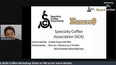 Online SCA Barista Skills - Level of Intermediate (Episode #1)
