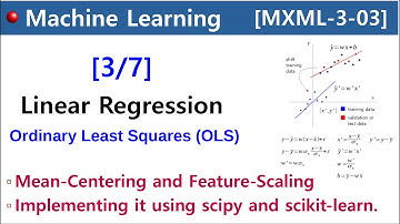 [MXML-3-03] Linear Regression [3/7] - Mean-Centering and Feature-Scaling (Normalization)