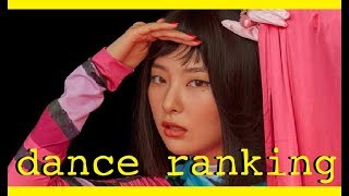 RED VELVET Dance Ranking (ranked by a dancer)