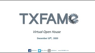 TX FAME Virtual Open House 12/10