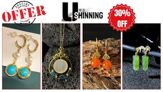 💍ShinningU Coupon Code & Sale: Save 30% OFF ✨Jewelry - Earrings, Rings, Necklaces, Bracelets! Details