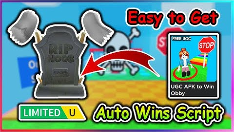 [UGC LIMITED] Roblox UGC AFK to Win Obby Script - Wins Farm