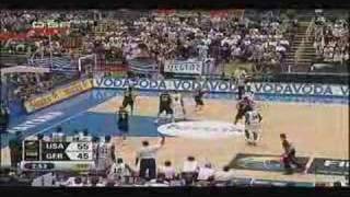D-Wade gets blocked by Demond Greene!!!