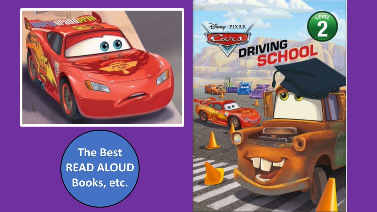 CARS DRIVING SCHOOL Read Aloud, Disney Pixar Children's Books Read