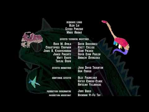 Ice Age 3 Dawn of the Dinosaurs END CREDITS reversed