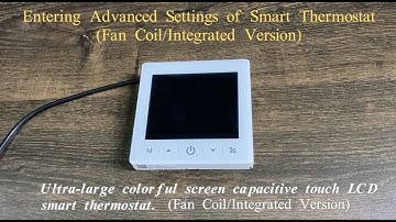 Entering Advanced Settings of Smart Thermostat(Fan coil/Integrated Version) -39