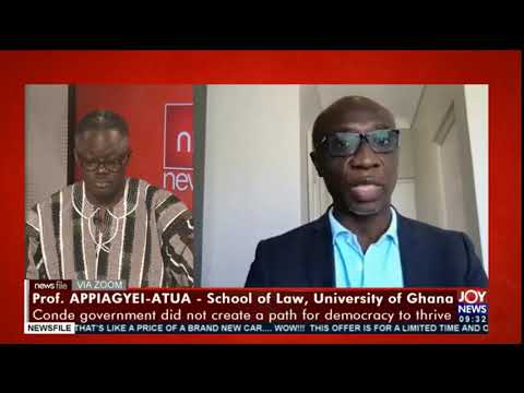Guinea coup: ECOWAS came in late - Prof. Appiagyei Atua asserts #Newsfile Guinea coup: ECOWAS came in late - Prof. Appiagyei Atua asserts #Newsfile