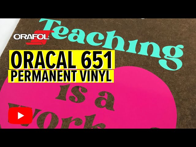 ORACAL 631 & ORACAL 651 - WHAT ARE THEY AND WHAT DO THEY DO