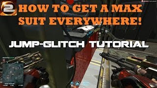 How to: Get a Max on the Rooftops Jump-Glitch Tutorial / Wall Climbing (PlanetSide 2)