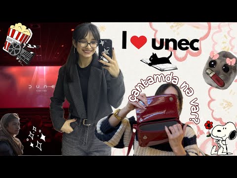 vlog | universitet dərsləri, dostlarla görüş, çantamda nə var?📚❤️