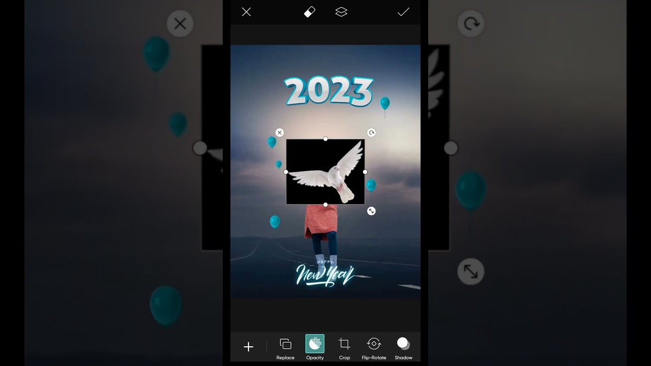 happy new year photo editing || new year photo editing picsart 