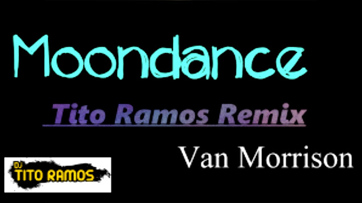 Moondance Remix version - Remix performance video thumbnail