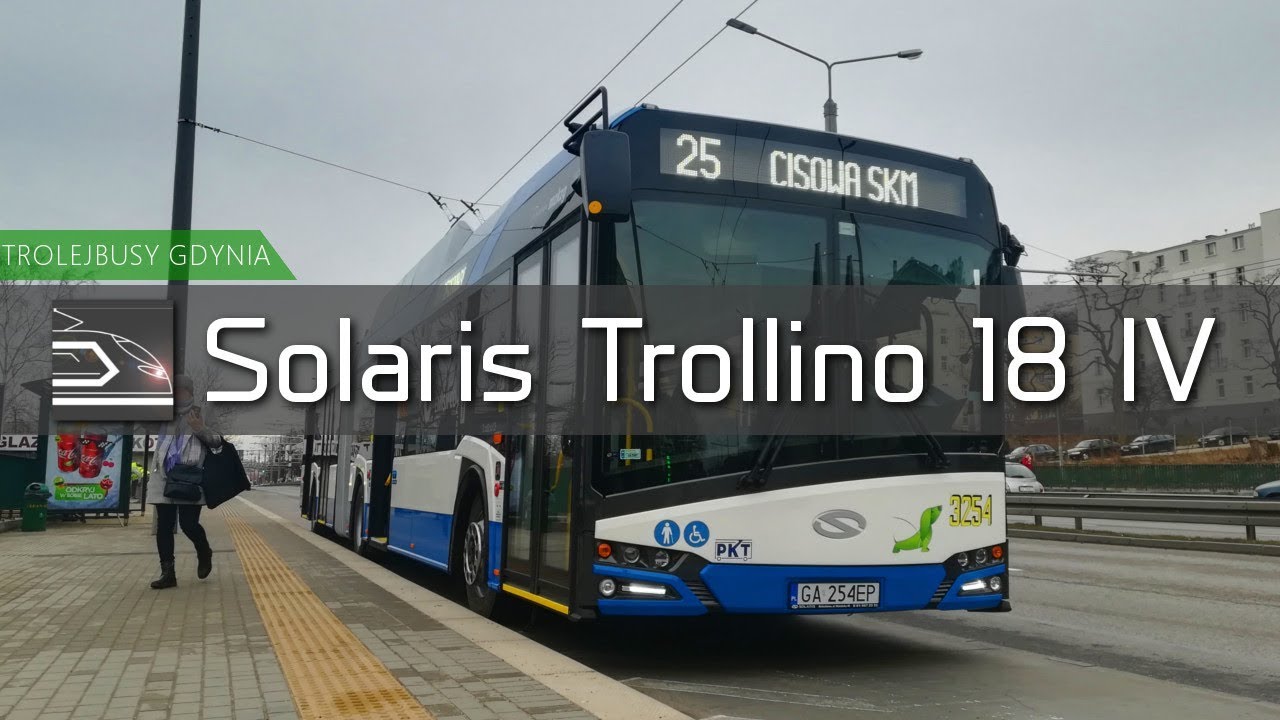 Solaris Trollino 18 IV - Pierwsze dni przegubowych trolejbusów w Gdyni