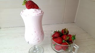 Cea mai buna spuma de capsuni, fara ou | Strawberry Whipped Cream Recipe | Fresas con nata